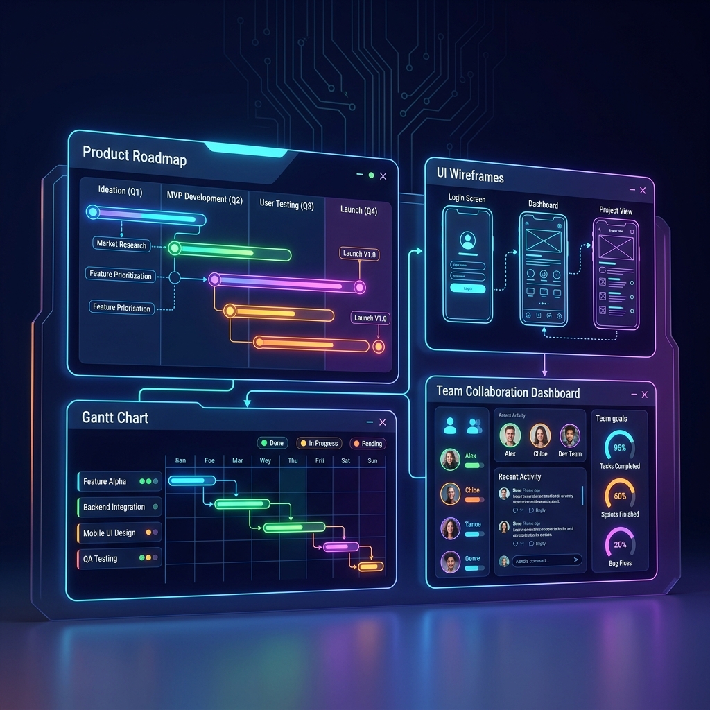 Product Development Dashboard Showcase